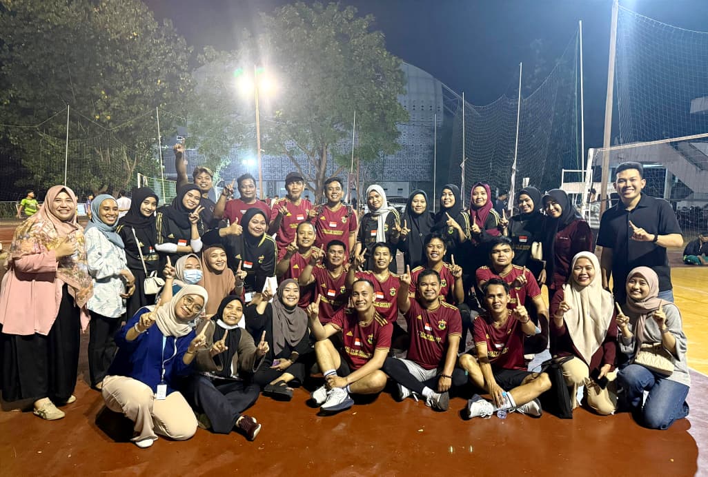 Tim Bola Voli Putra FKG Unhas Raih Juara Pertama pada Dies Natalis Unhas ke-69