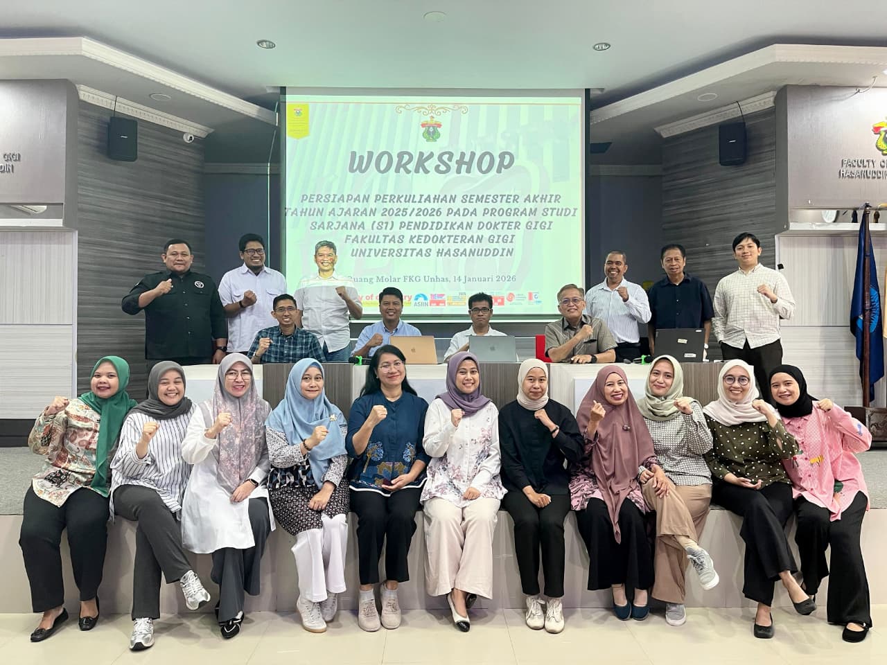 FKG Unhas Gelar Workshop Persiapan Perkuliahan Semester Genap 2025/2026
