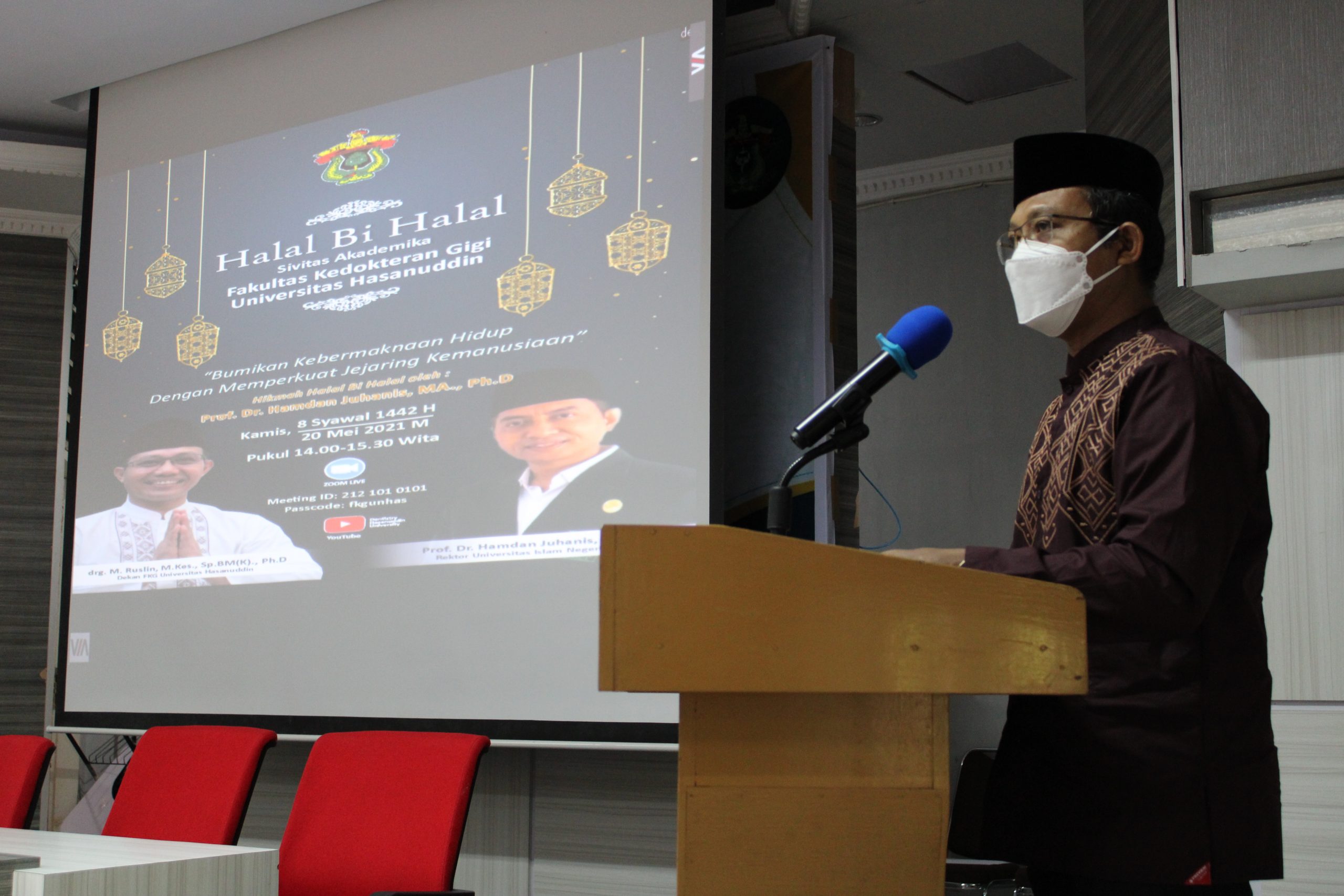 Gelar Halal Bihalal, FKG Unhas Hadirkan Rektor UIN Makassar Sebagai Narasumber post thumbnail image